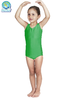 BODY DANZA IN LYCRA SMANICATO VERDE BABY